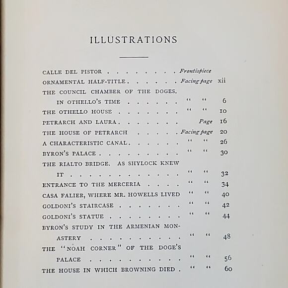 Literary Landmarks Of Venice Laurence Hutton 1896 Harper And Brothers Publishers - Picture 10 of 13